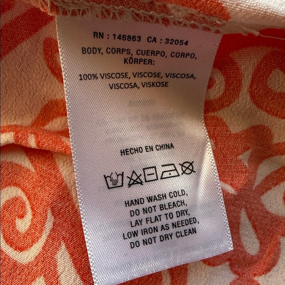 NWT Anthropologie Mare Mare Lynda Tiered Maxi Dress Red Orange Geometric Print L - Picture 13 of 14